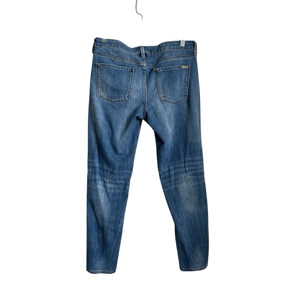 White House Black Market Jeans Womens The Girlfriend Soft Denim Light Distressed - Picture 4 of 12